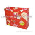 Red paper gift bag/promotional paper bag/paper shopping bag